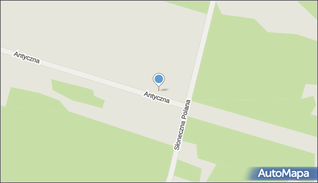 Serock, Antyczna, 4, mapa Serock