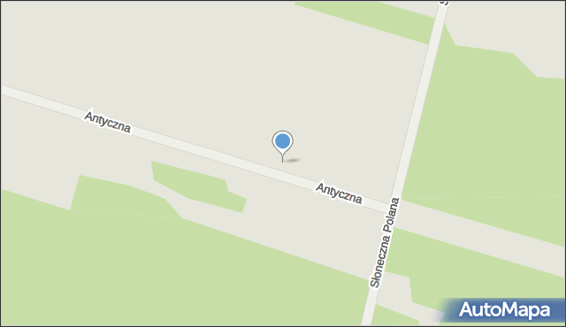 Serock, Antyczna, 8, mapa Serock