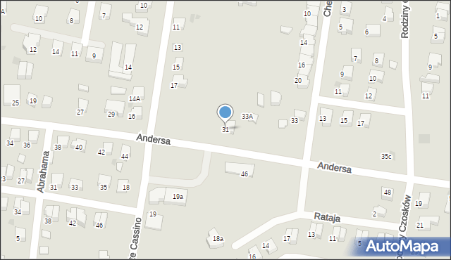 Starogard Gdański, Andersa Władysława, gen., 31, mapa Starogard Gdański