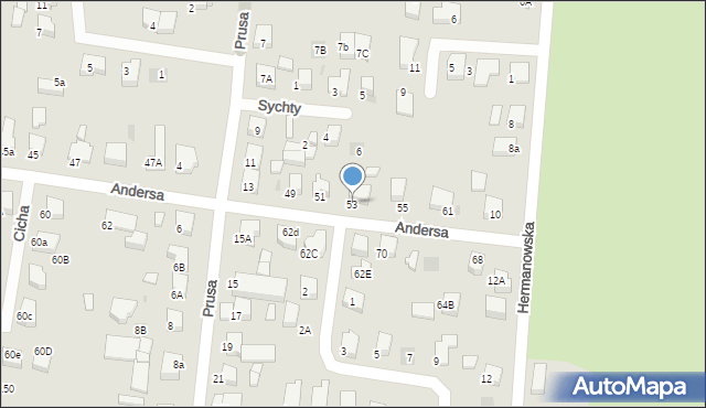 Starogard Gdański, Andersa Władysława, gen., 53, mapa Starogard Gdański