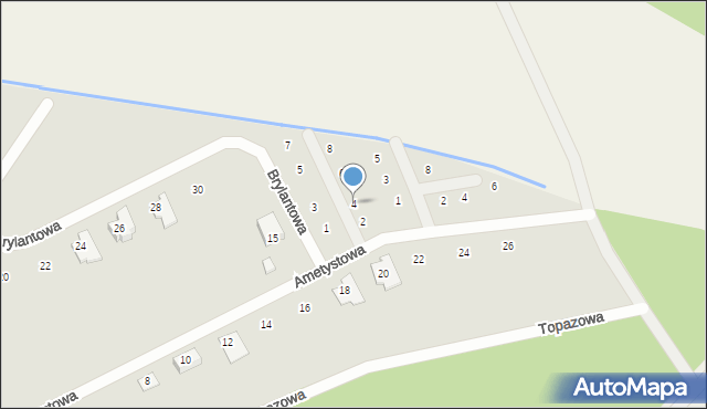 Szczecin, Antracytowa, 4, mapa Szczecina