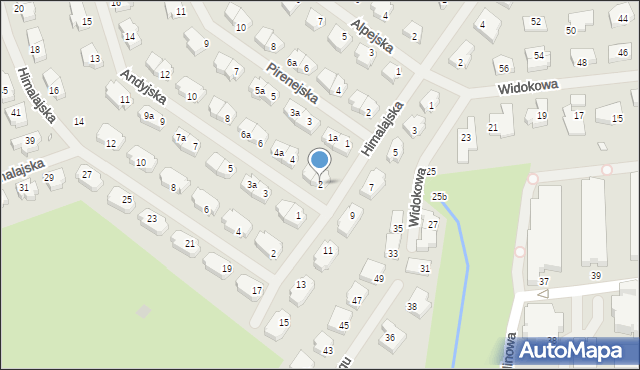 Szczecin, Andyjska, 2, mapa Szczecina