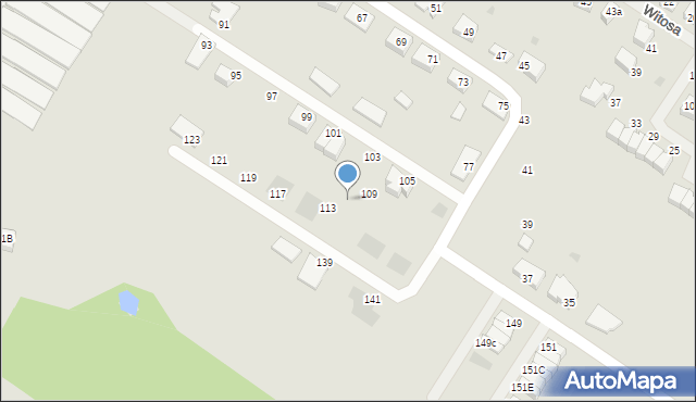 Wałcz, Andersa Władysława, gen., 111, mapa Wałcz