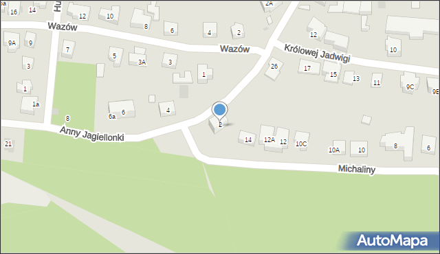 Warszawa, Anny Jagiellonki, 2, mapa Warszawy