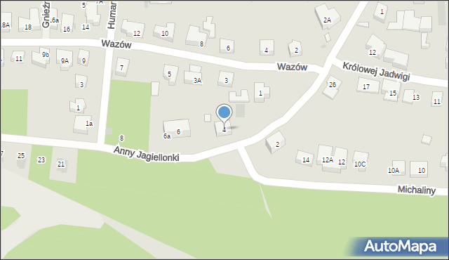 Warszawa, Anny Jagiellonki, 4, mapa Warszawy