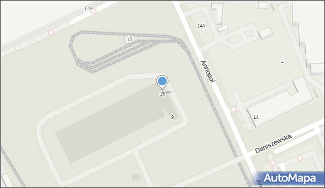 Warszawa, Annopol, 16, mapa Warszawy