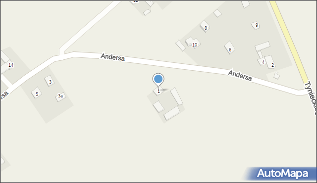 Wybcz, Andersa Władysława, gen., 1, mapa Wybcz