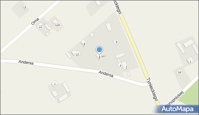 Wybcz, Andersa Władysława, gen., 6, mapa Wybcz