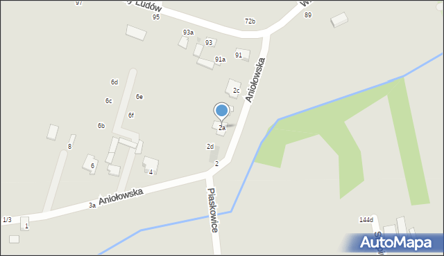 Zgierz, Aniołowska, 2a, mapa Zgierz