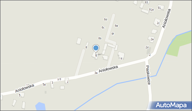 Zgierz, Aniołowska, 6, mapa Zgierz