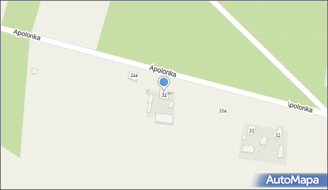 Apolonka, Apolonka, 34, mapa Apolonka