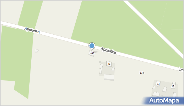 Apolonka, Apolonka, 34a, mapa Apolonka