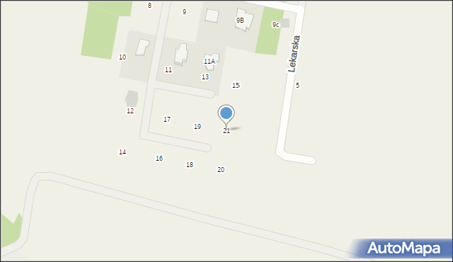 Feliksów, Apteczna, 21, mapa Feliksów