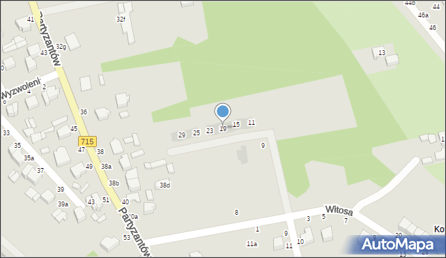 Koluszki, Apartamentowa, 19, mapa Koluszki