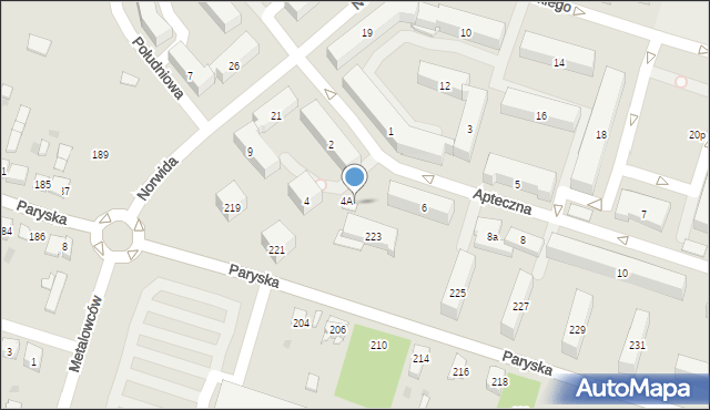 Skarżysko-Kamienna, Apteczna, 4C, mapa Skarżysko-Kamienna