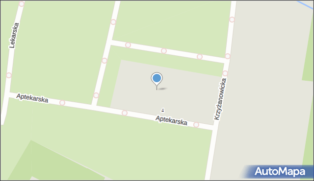 Wrocław, Aptekarska, 18, mapa Wrocławia