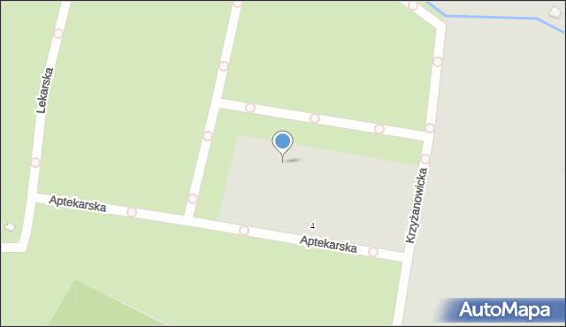 Wrocław, Aptekarska, 22, mapa Wrocławia