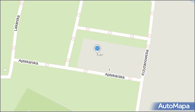 Wrocław, Aptekarska, 24, mapa Wrocławia