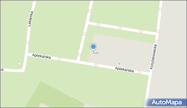 Wrocław, Aptekarska, 28, mapa Wrocławia