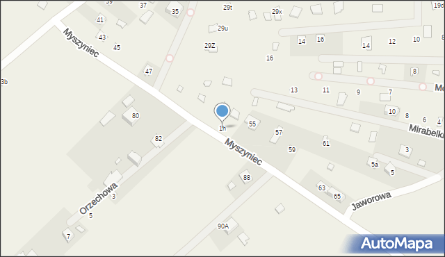 Arciechów, Arciechów, 1h, mapa Arciechów