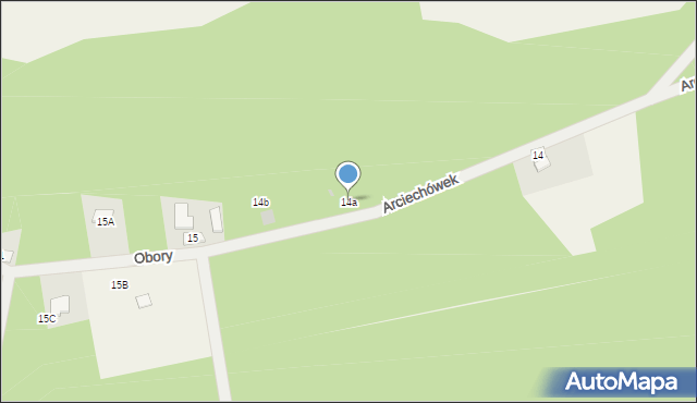 Arciechówek, Arciechówek, 14a, mapa Arciechówek