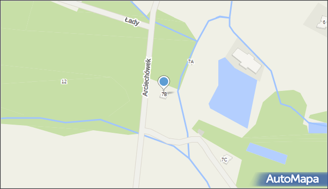 Arciechówek, Arciechówek, 7B, mapa Arciechówek