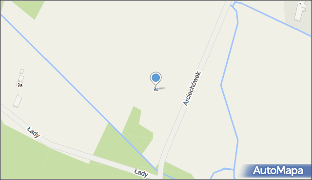 Arciechówek, Arciechówek, 9d, mapa Arciechówek