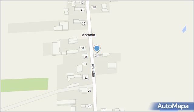 Arkadia, Arkadia, 34, mapa Arkadia