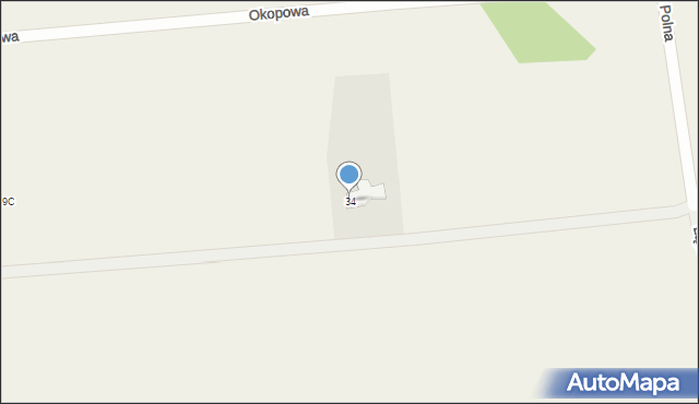 Baranów, Armii Krajowej, 34, mapa Baranów