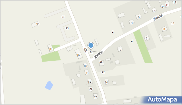 Baranów, Armii Krajowej, 94, mapa Baranów