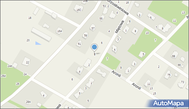 Baszkówka, Aronii, 8, mapa Baszkówka