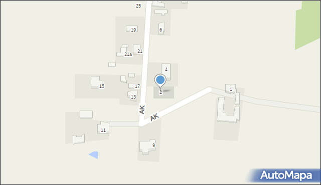 Bednary, Armii Krajowej, 2, mapa Bednary