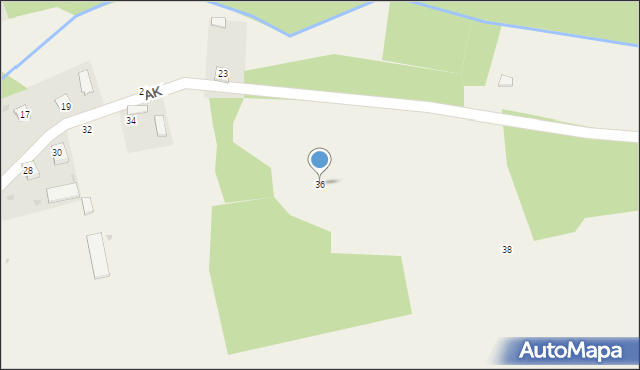 Bełżec, Armii Krajowej, 36, mapa Bełżec