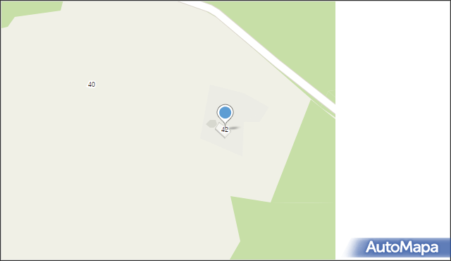 Bełżec, Armii Krajowej, 42, mapa Bełżec