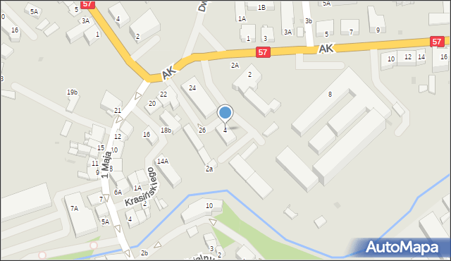 Biskupiec, Armii Krajowej, 4, mapa Biskupiec