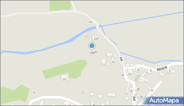 Bodzentyn, Armii Krajowej, 21b, mapa Bodzentyn