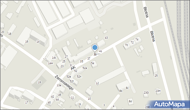 Braniewo, Armii Krajowej, 39, mapa Braniewo