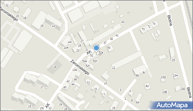 Braniewo, Armii Krajowej, 52b, mapa Braniewo