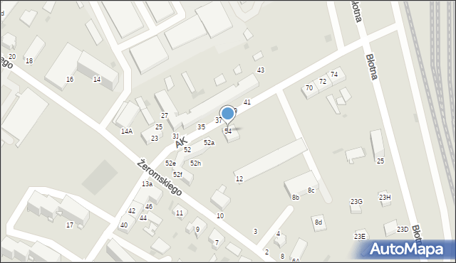 Braniewo, Armii Krajowej, 54, mapa Braniewo