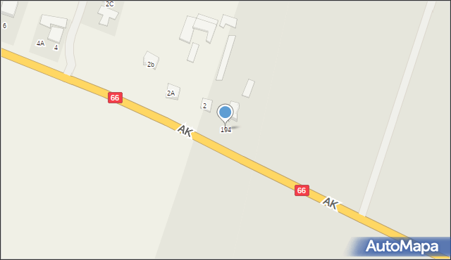 Brańsk, Armii Krajowej, 194, mapa Brańsk