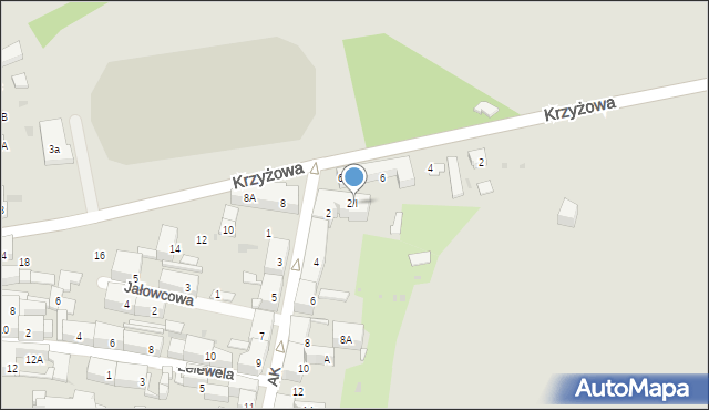 Bytom, Armii Krajowej, 2/I, mapa Bytomia
