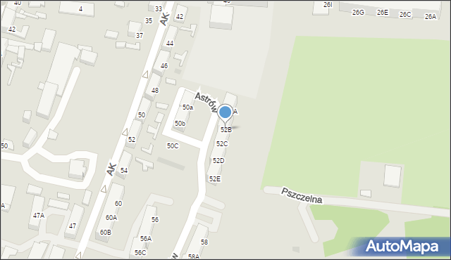 Bytom, Armii Krajowej, 52B, mapa Bytomia