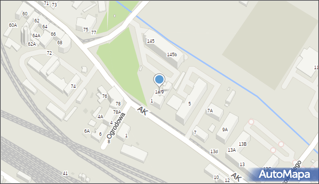 Chorzów, Armii Krajowej, 1a/9, mapa Chorzów