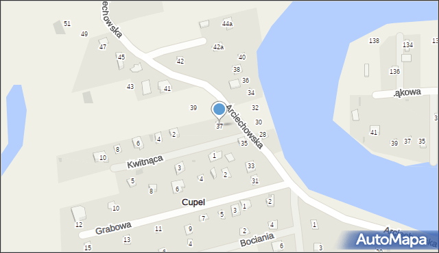 Cupel, Arciechowska, 37, mapa Cupel