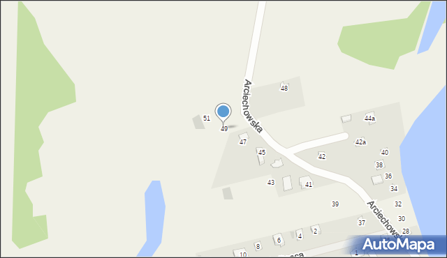 Cupel, Arciechowska, 49, mapa Cupel