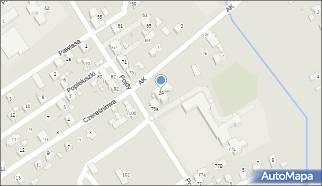 Czerwionka-Leszczyny, Armii Krajowej, 2A, mapa Czerwionka-Leszczyny