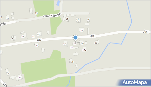 Dąbrowa Tarnowska, Armii Krajowej, 18, mapa Dąbrowa Tarnowska