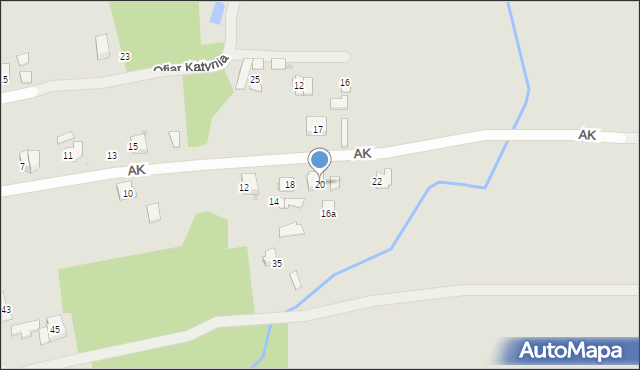 Dąbrowa Tarnowska, Armii Krajowej, 20, mapa Dąbrowa Tarnowska