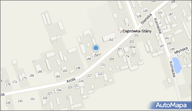Dąbrówka-Stany, Arcta Bohdana, 6, mapa Dąbrówka-Stany