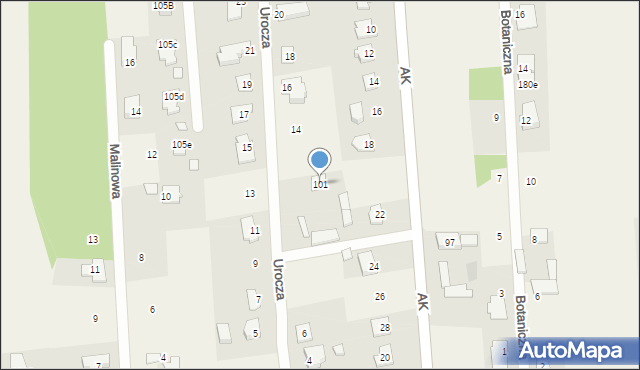 Dębe Wielkie, Armii Krajowej, 101, mapa Dębe Wielkie